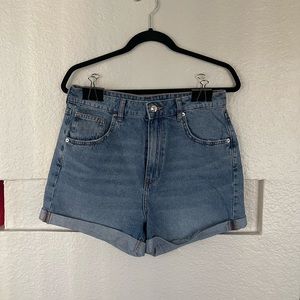 High Rise Bermuda Shorts